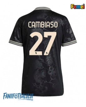 Juventus Andrea Cambiaso #27 Tricou Fotbal Replică 2025-26 Femei Treilea